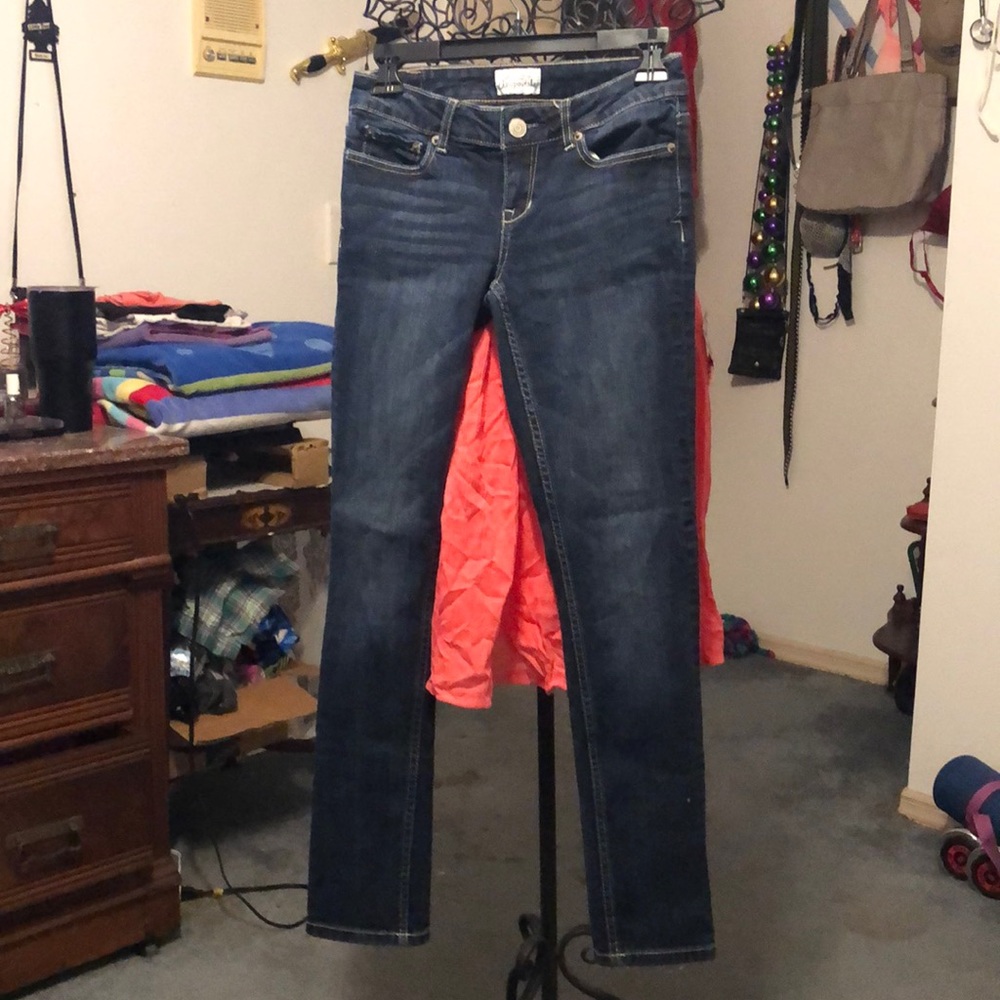 Aeropostale dark blue skinny jeans!!
